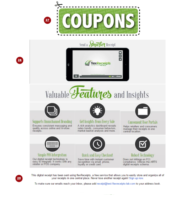 Sample Email Receipt Template